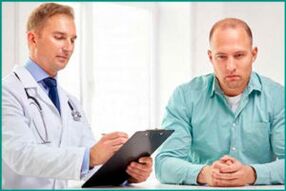 Il paziente al ricevimento del medico